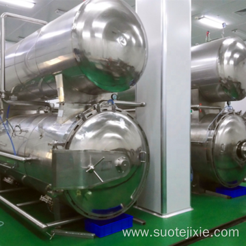High temperature and efficiency steam sterilizing